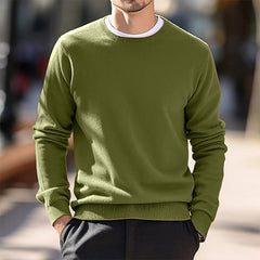 2024 New Men's Round Neck Knitted Sweater