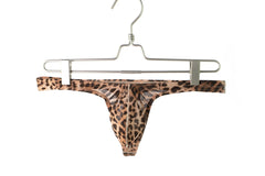 Sexy Leopard Mesh Thong