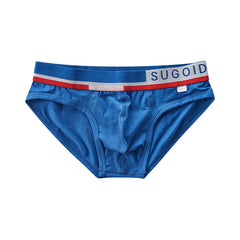 Men's Cotton Printed Comfortable Breathable Low Rise Briefs
