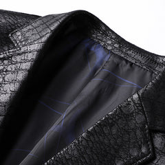 Men's Fashion Casual Leather Jacket