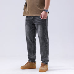 Men's Loose Large Size Vintage Stretch Jeans