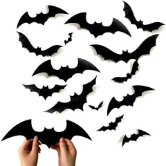 Halloween 3D Bat Spider Sticker