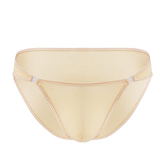 Men's New Unbuttonable Ice Silk Transparent Low-waist Briefs