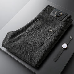 Men's Warm Woolen Casual Pants