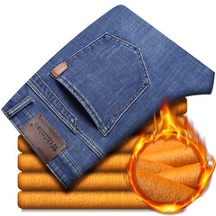 Men's Straight Leg Loose Stretch Business Casual Jeans