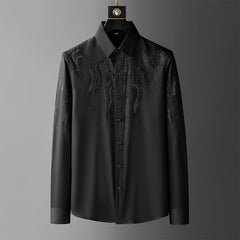 Men's Fashion Slim Long Sleeve Craft Non-Iron Shirt