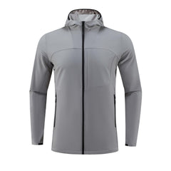 Men's New Waterproof Outdoor Jacket, Fully Heat-sealed Workwear, Mountaineering Hooded Jacket