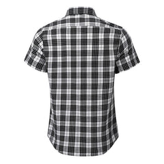 Men's 100% Cotton High Quality Casual Plaid Shirt