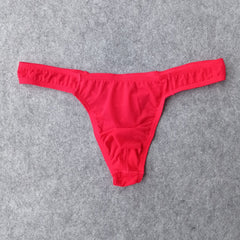 Low Waist Sexy Transparent Ice Silk Thong