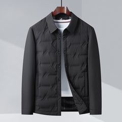 Men's Business Casual Lapel Down Jacket