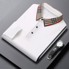 2024 Spring New Lapel Long-sleeved Polo Shirt