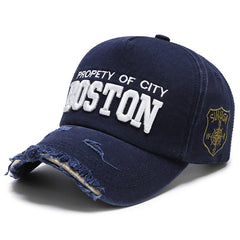 New personalized letter denim baseball cap
