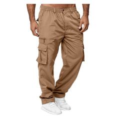 Men's Casual Multi-pocket Loose Straight Overalls