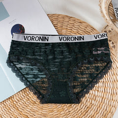 Romantic Satin Sexy Lace Breathable Hot Briefs