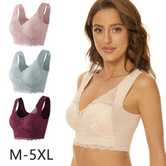 Push up no steel ring anti sagging bra