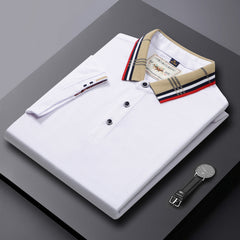 Men's Lapel Cotton Polo Shirt