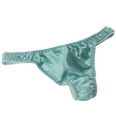 100% Mulberry Silk Low Waist Sexy Breathable Thong