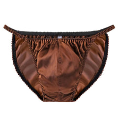 100% mulberry silk large pouch briefs