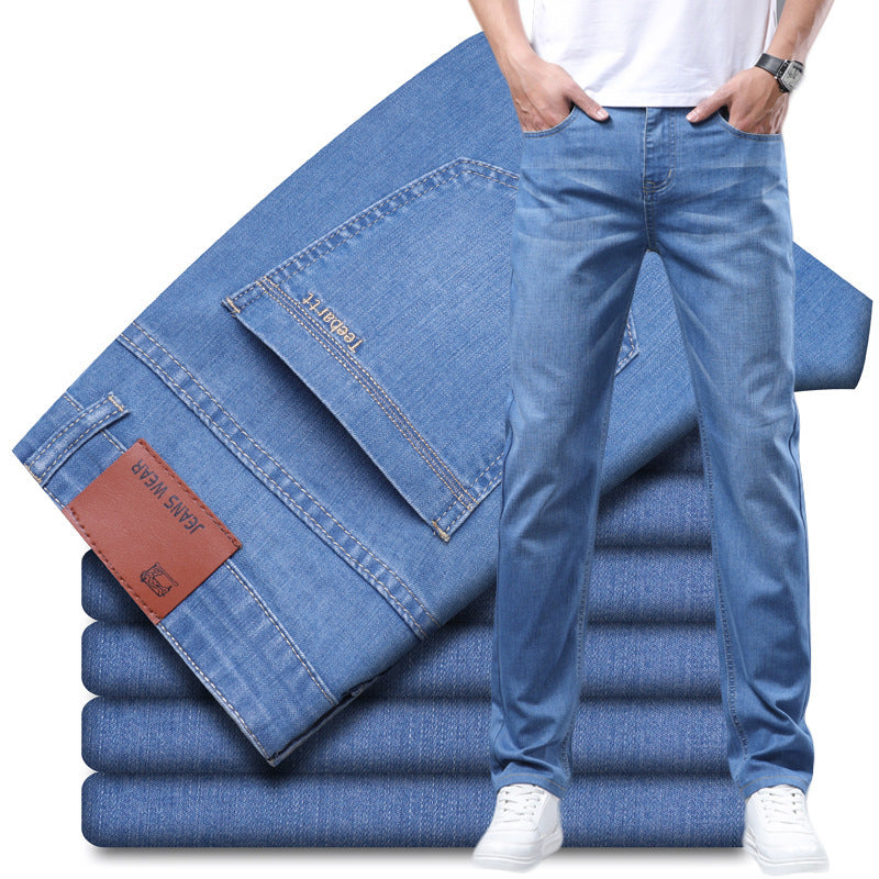 Men's New Loose Simple Classic Business Casual Jeans