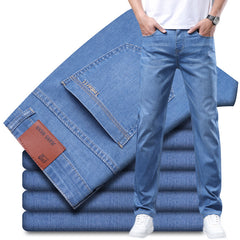 Men's New Loose Simple Classic Business Casual Jeans