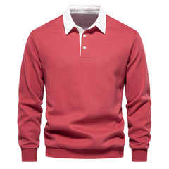 Men's Premium Casual Versatile Long Sleeve Polo Shirt
