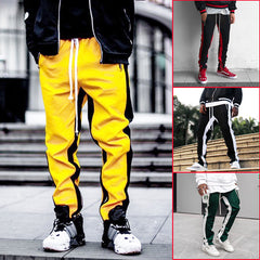 2024 New Men's Fashion Color Matching Sports Pants