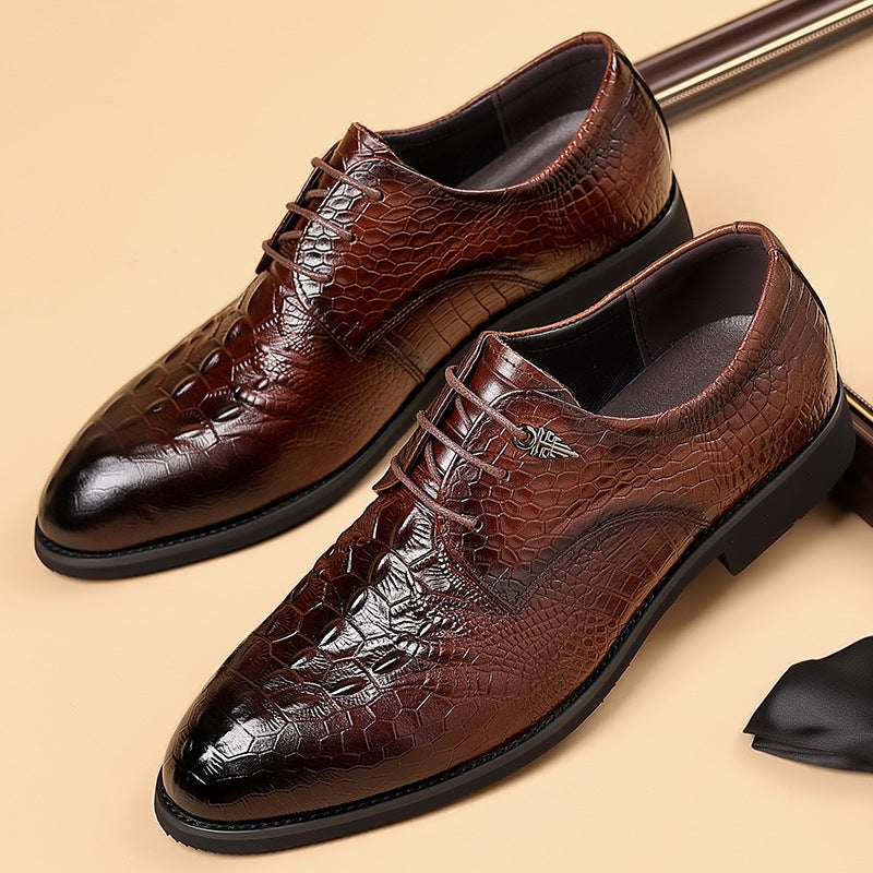 Top layer pure cowhide soft sole casual leather shoes