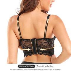 New high-support body-shaping vest-style body-shaping lace back-beautiful large size bra V210699