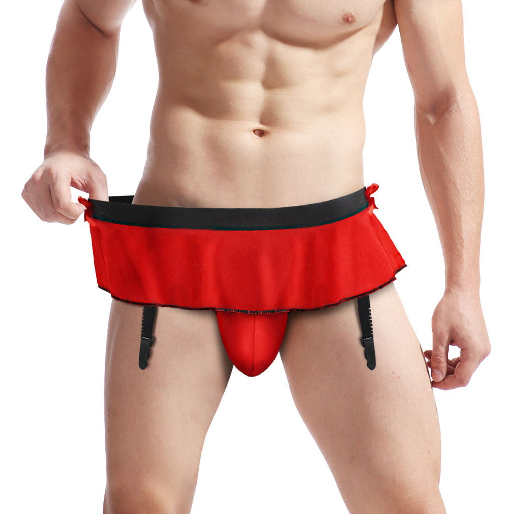 Tzy0860T sexy suspenders clip thong