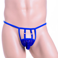 Men's See-through Sexy Suspender Thong