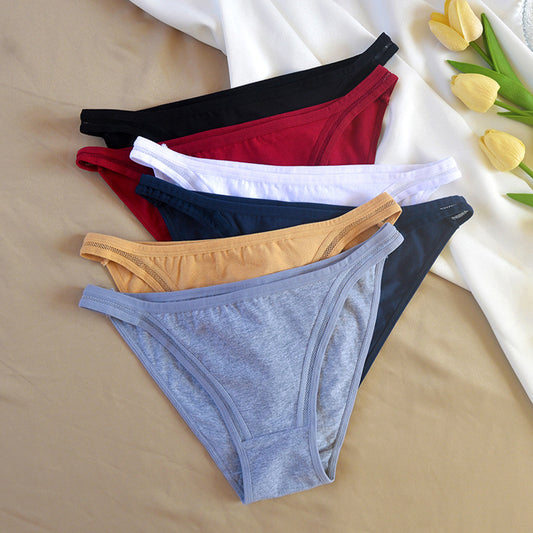 Women's Pure Cotton Breathable Thin Strap Briefs