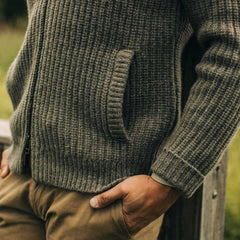 New hot selling vintage zipper men's sweater