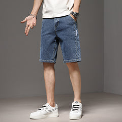 2023 New Loose Straight Leg Thin Denim Shorts