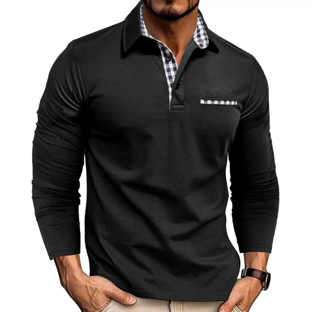 New Men's Cotton Polo Shirt