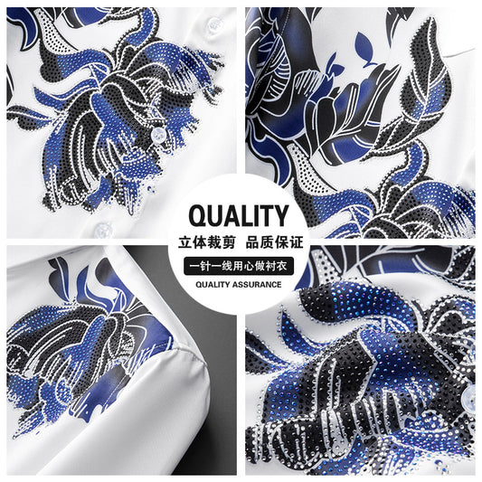 Men's High Quality Craft Printed Non-Iron Shirt