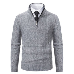 Fleece Half‑Zip Pullover Sweater