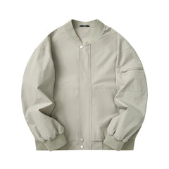2023 Men's Simple Baseball Collar Casual Flight Suit Jacket