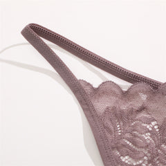 New High Elastic Seamless Breathable Sexy Comfortable Lace Thong