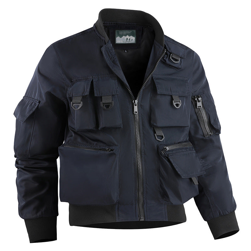 Men's Outdoor Leisure Multi-pocket Waterproof Jacket