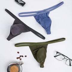 Men's New Low Waist Sexy Breathable Simple High-end Stretch Thong