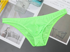 New transparent sexy fun low waist ice silk thong