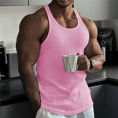 Summer Knitted Fitness Sports Slim Vest