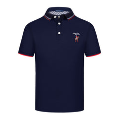 New thin lapel casual sports polo shirt