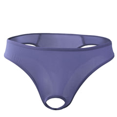 Men's Transparent Ice Silk Thong