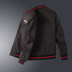 New high-end fashion trend embroidery printed jacket