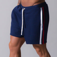 Men's Summer Fitness Running Training Breathable Stretch Casual Sports Shorts