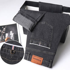 Men's Straight Leg Loose Stretch Business Casual Jeans