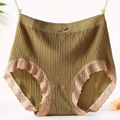 High Waist Stretch Cotton Breathable Briefs