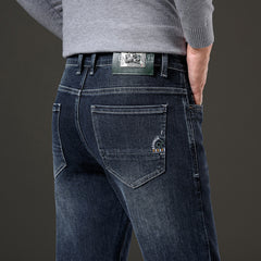 Men's Loose Straight Stretch Casual Jeans