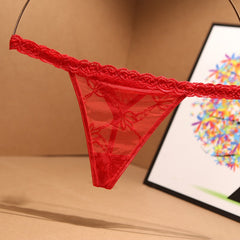 Lace and Mesh Transparent Sexy Thong